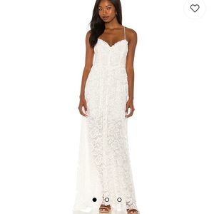 NWT! For love and lemons x revolve white lace dress